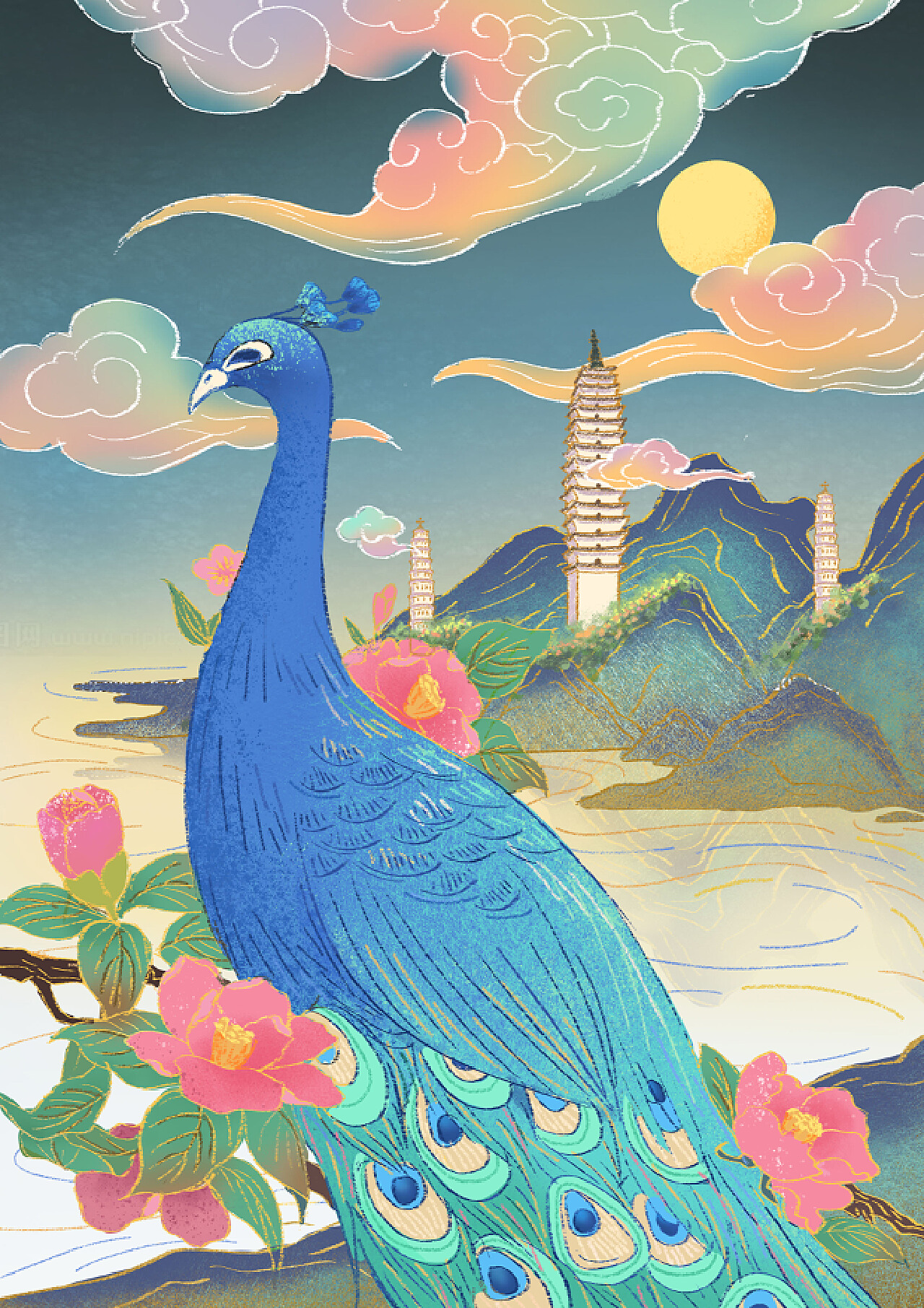 美丽云南，色彩绘梦：平面设计中的视觉盛宴