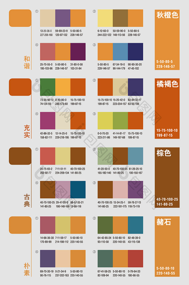 棕色魅力：探索棕色配色在平面设计中的无限可能