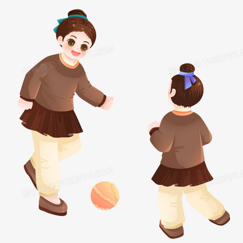 蹴鞠插画：传统运动在现代平面设计中的新生