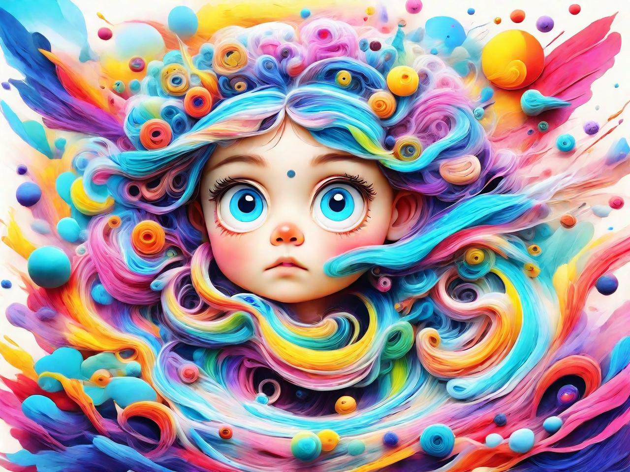 儿童美术平面设计：创意无限，色彩斑斓的世界