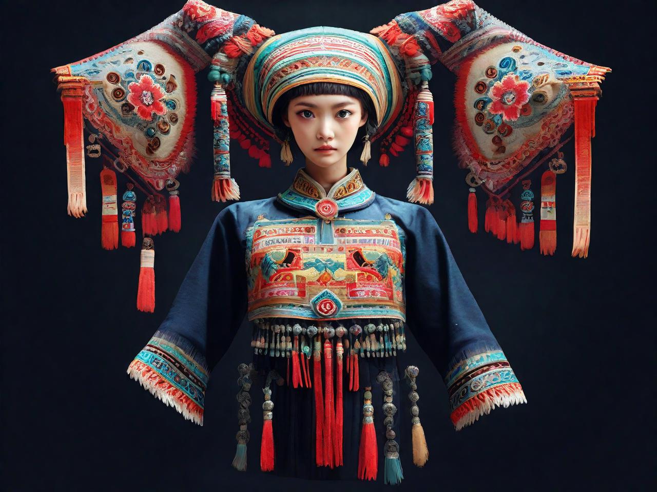 壮族服饰：穿越时空的平面设计之旅