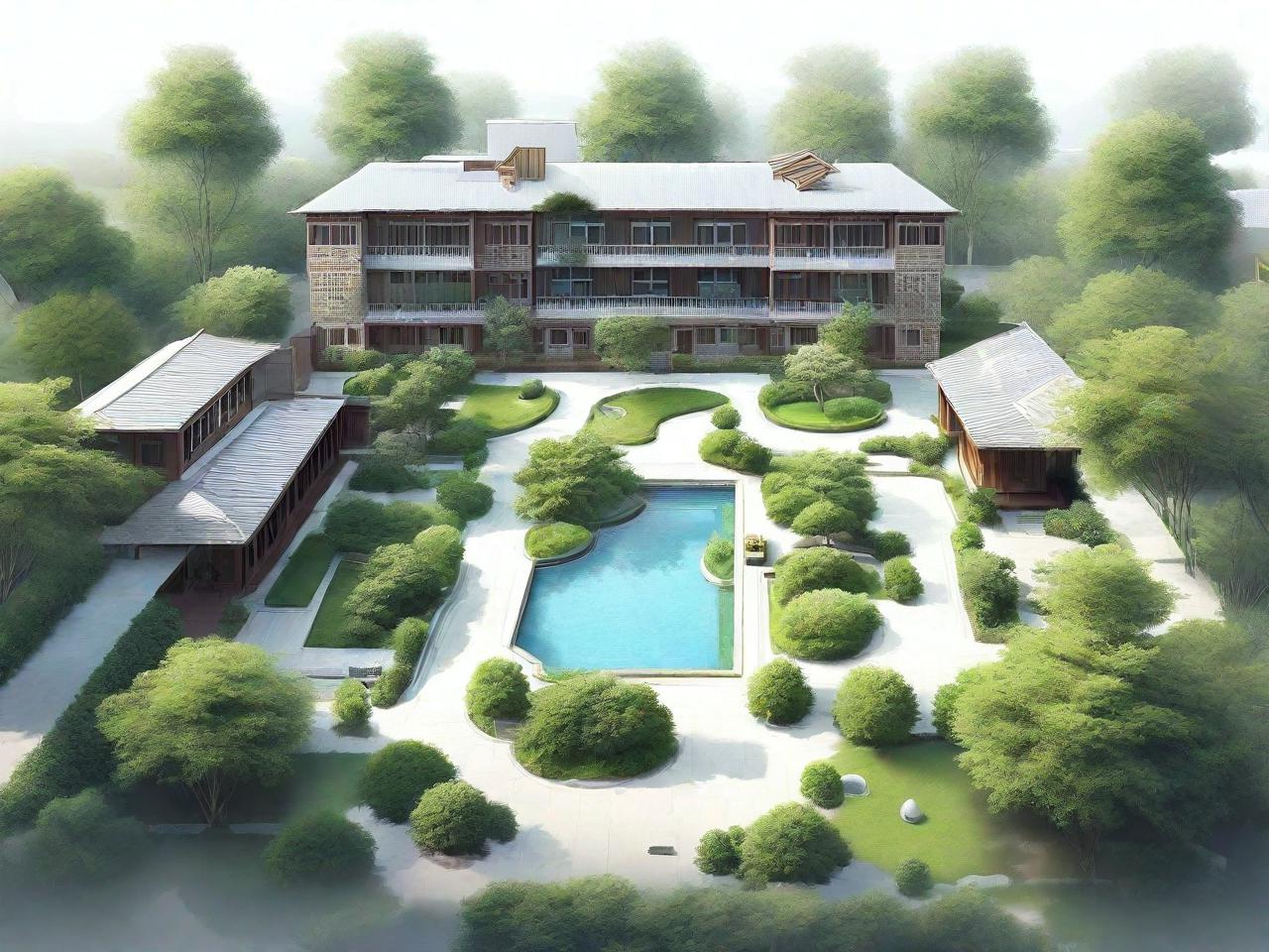 园林住宅平面设计：打造诗意栖居的艺术画卷