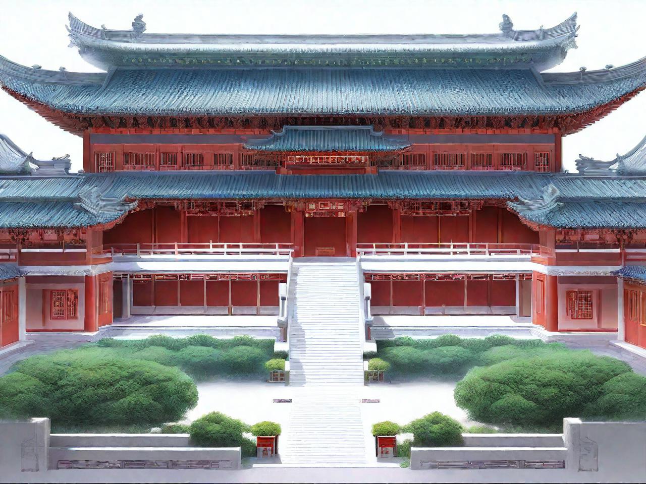 中式宫殿平面设计：穿越时空的华美画卷