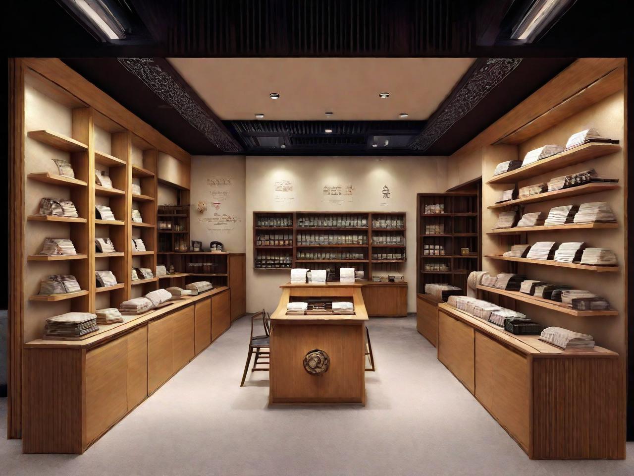 茶香四溢：创意茶叶店设计平面图赏鉴