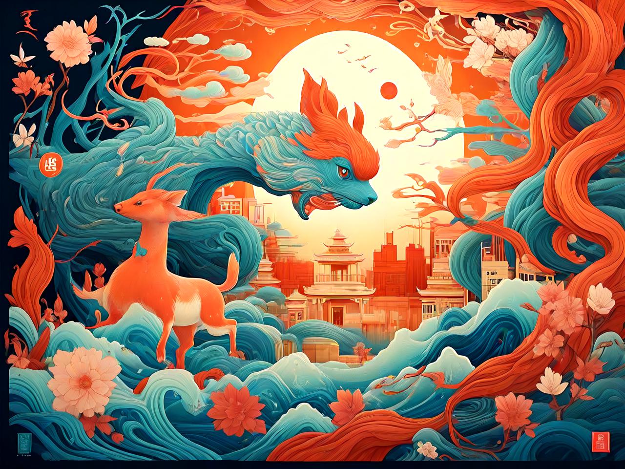 《生肖元素在现代平面设计中的奇幻之旅》