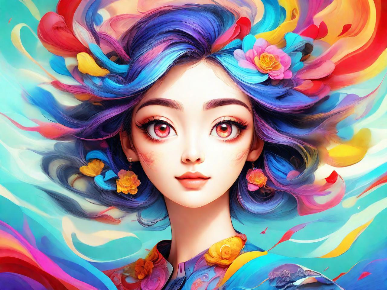 小妮平面设计：绘出生活的色彩斑斓