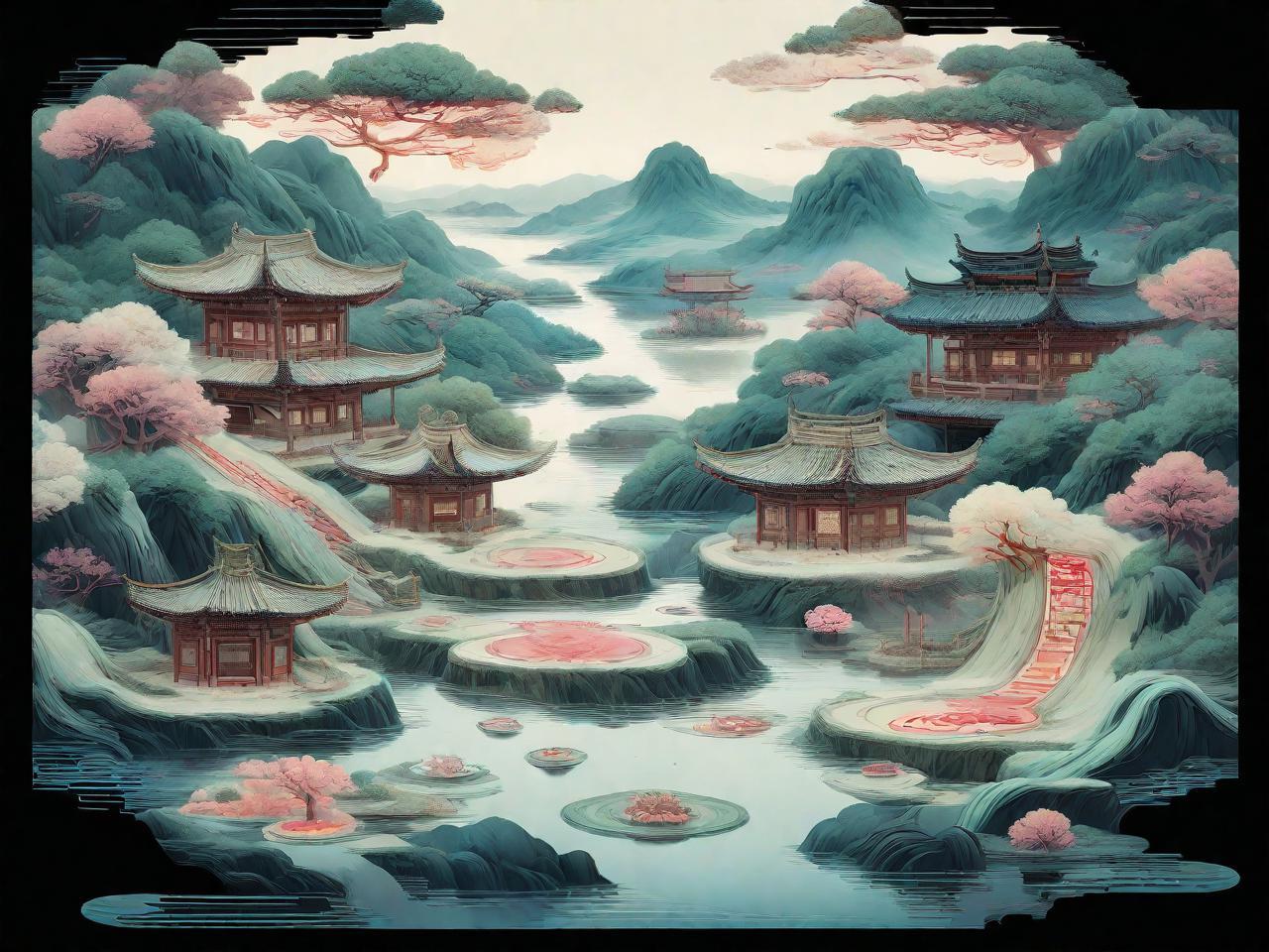 游园惊梦：一场视觉与情感的平面设计盛宴