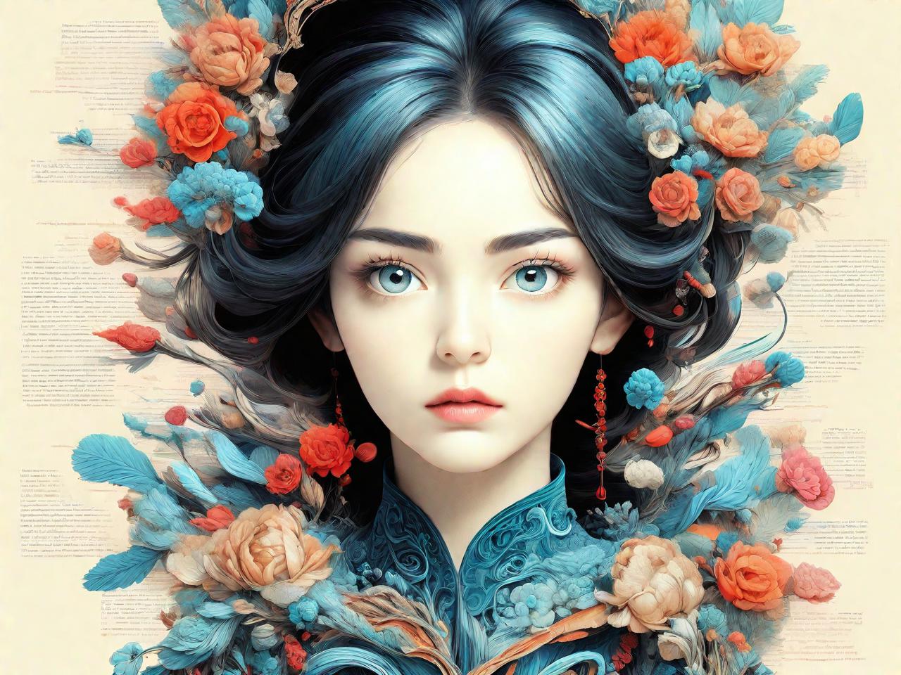 平面设计中的艺术画卷：画像图片大全探秘