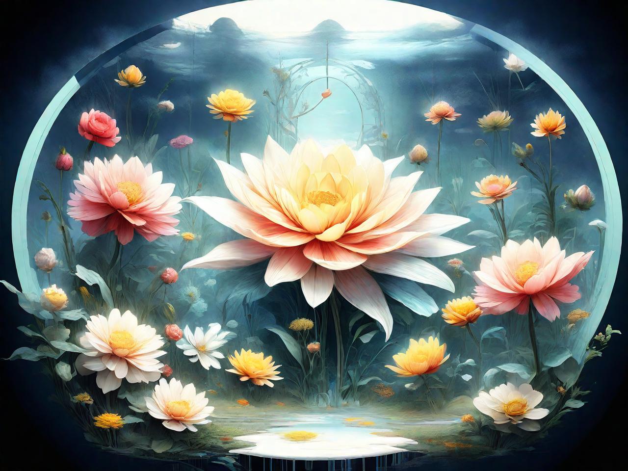 花间平面，绘梦空间——探索花间平面设计的魅力