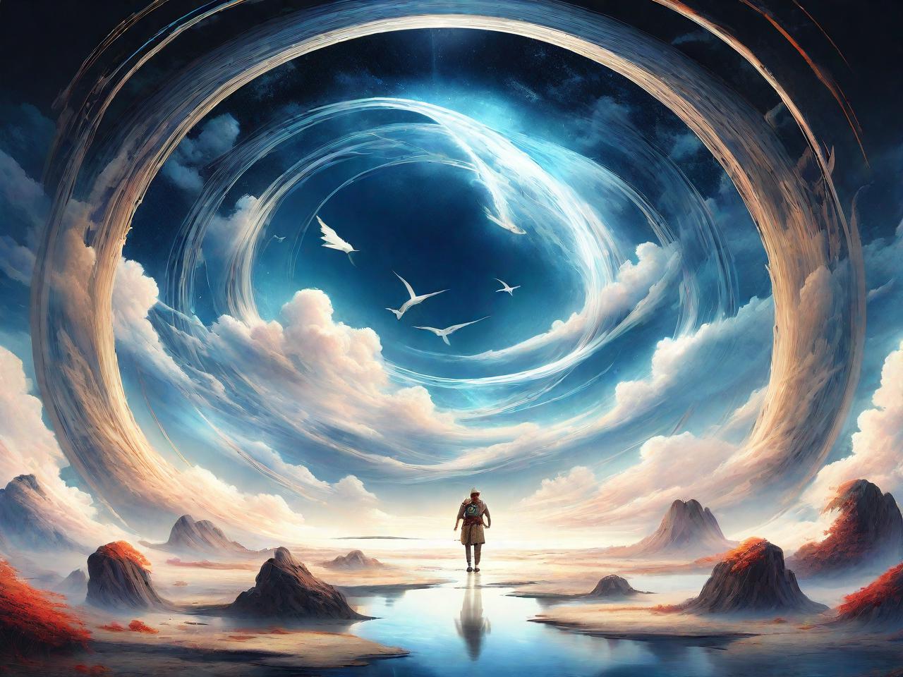 《穿越时空的画境：平面设计之美图盛宴》