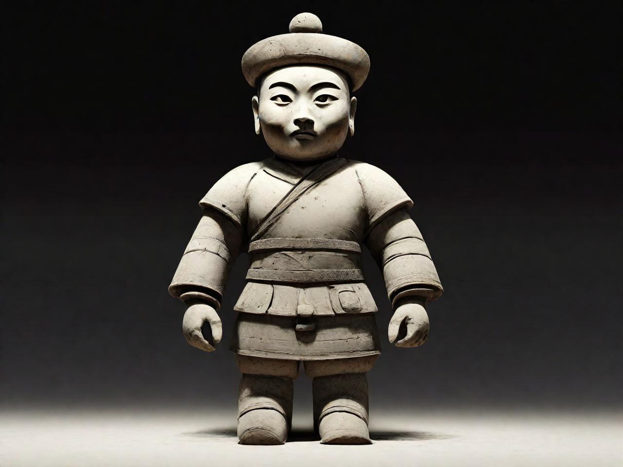 陶俑平面设计图纸：穿越千年的艺术重生