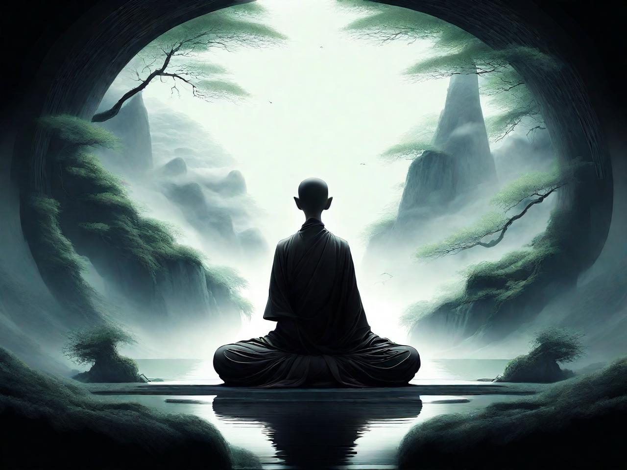 和尚的禅意世界：创意平面设计素材探秘