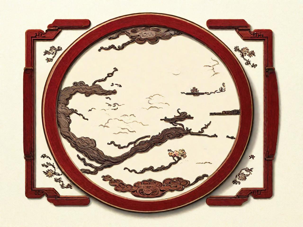 古韵盎然，匠心独运——古风班牌平面设计图赏