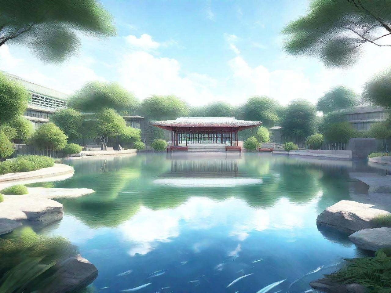安澜湖平面设计:一幅宁静致远的画卷