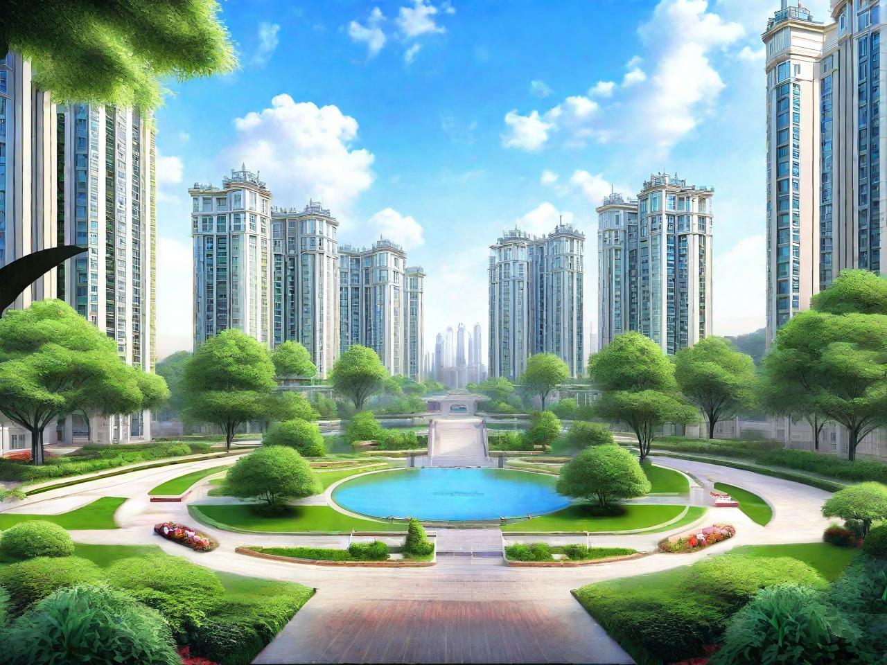南宁恒大城：未来都市的绿色画卷