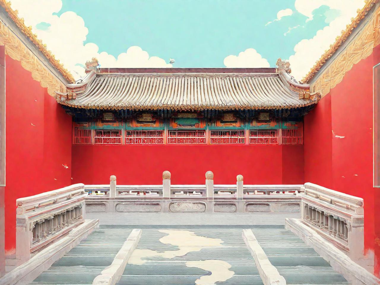 《故宫色彩秘境：平面设计中的古典韵味》
