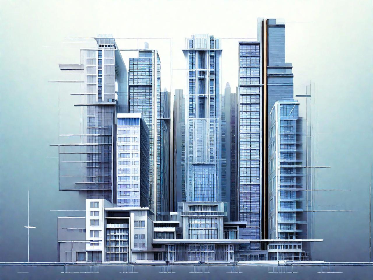 高楼大厦的平面设计：绘制艺术与建筑之美