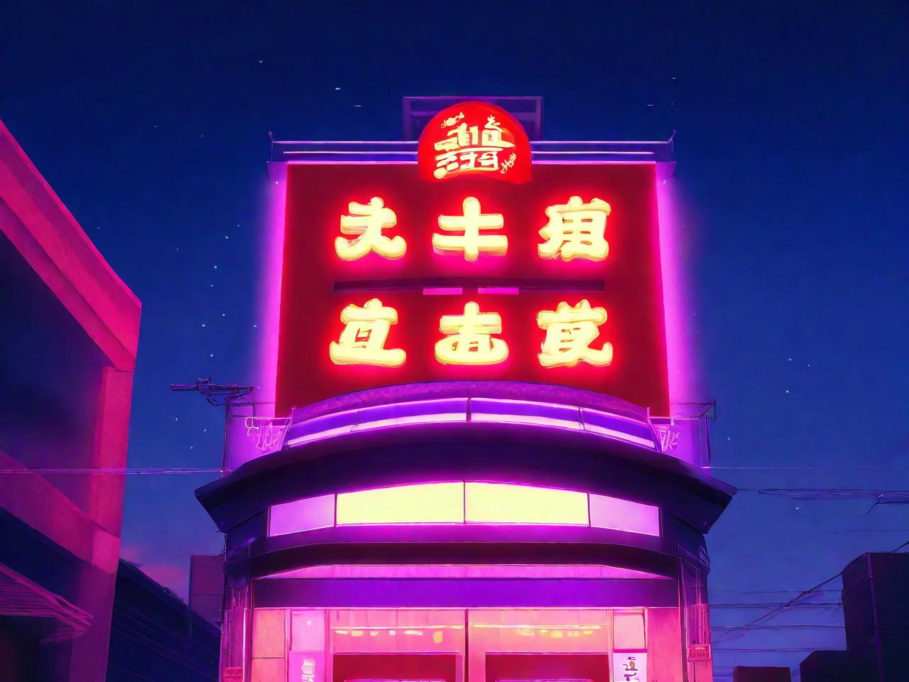 《点亮夜空：探索亮字招牌平面设计的魅力》