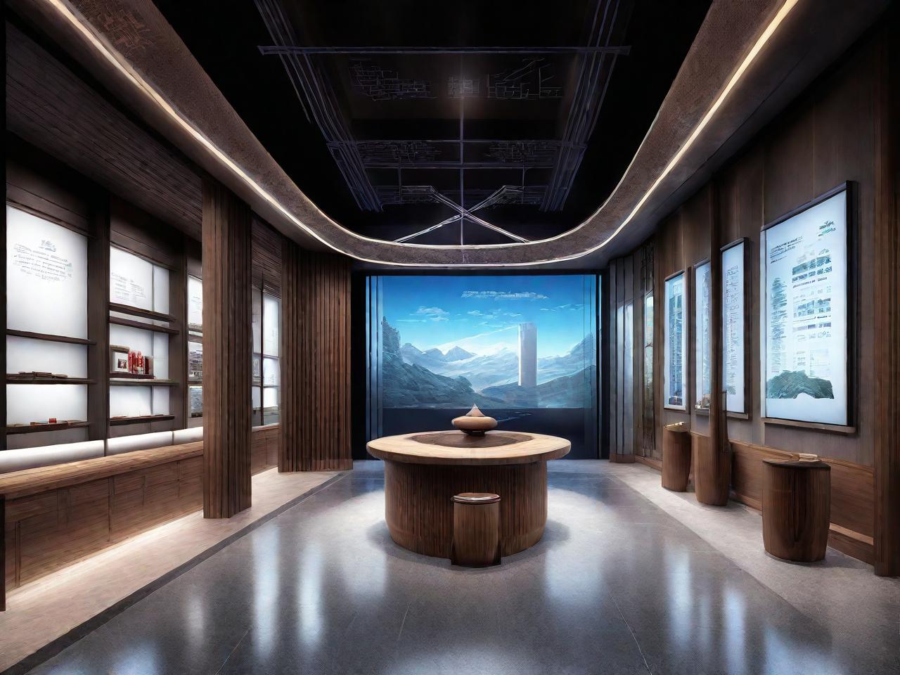 酒茶展厅：穿越时空的味蕾之旅