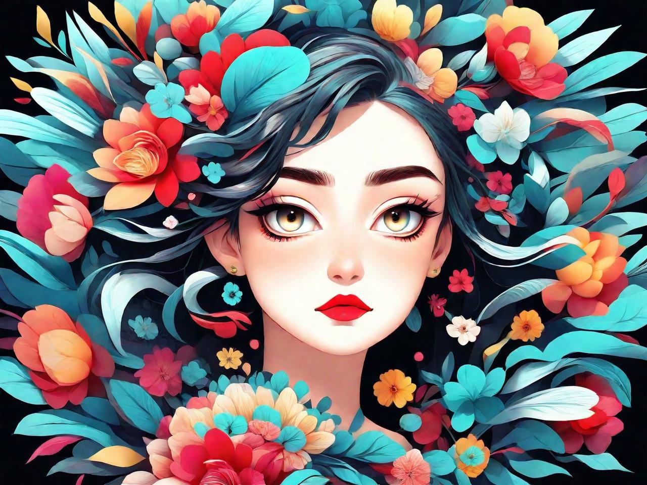 美氏插画：平面设计中的艺术魅力