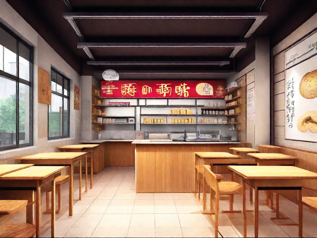 烧饼香飘万里，设计点亮门面——烧饼店平面设计图片赏析