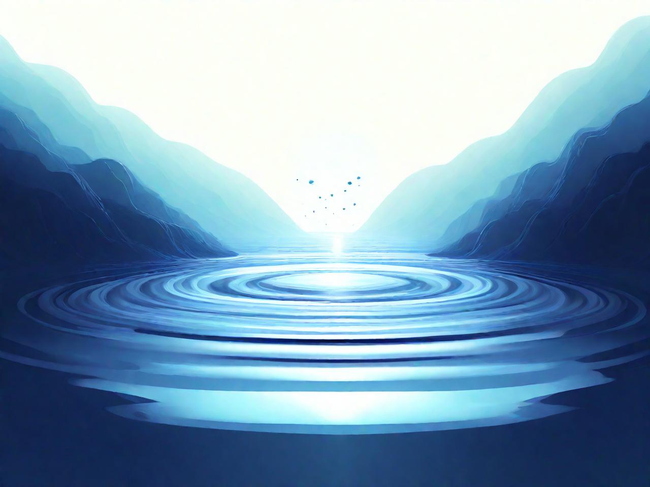 水韵流转：简约之美在平面设计中