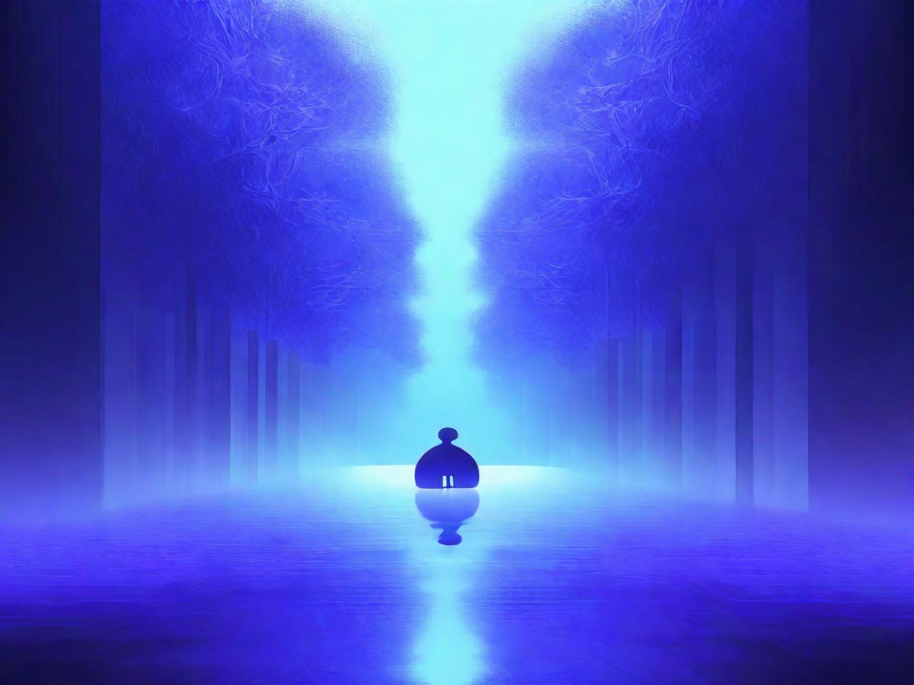 冷色调的视觉魔法：平面设计中的静谧之美