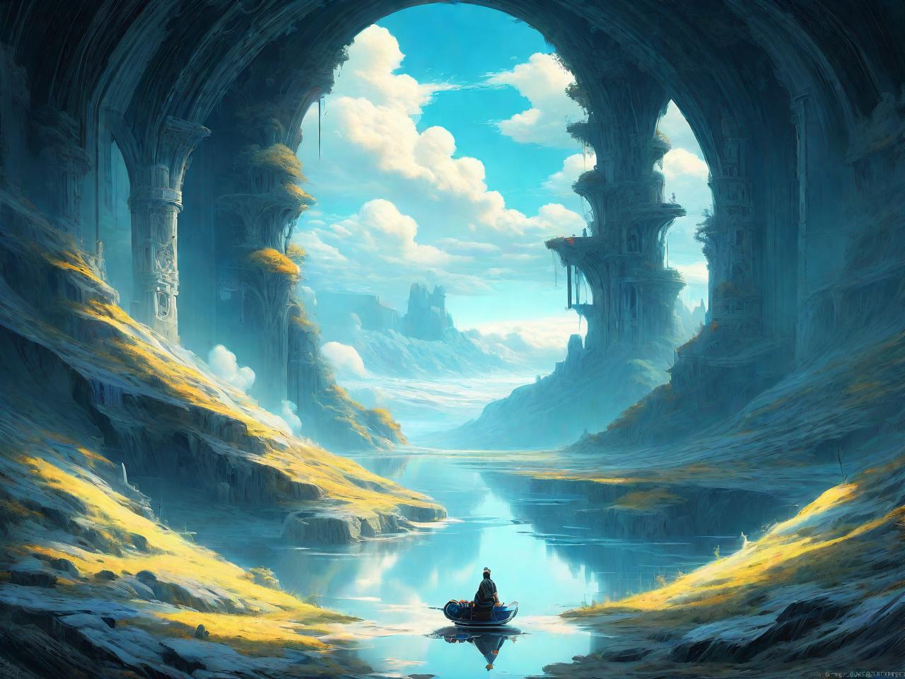 《画中世界：场景插画与平面设计的艺术融合》