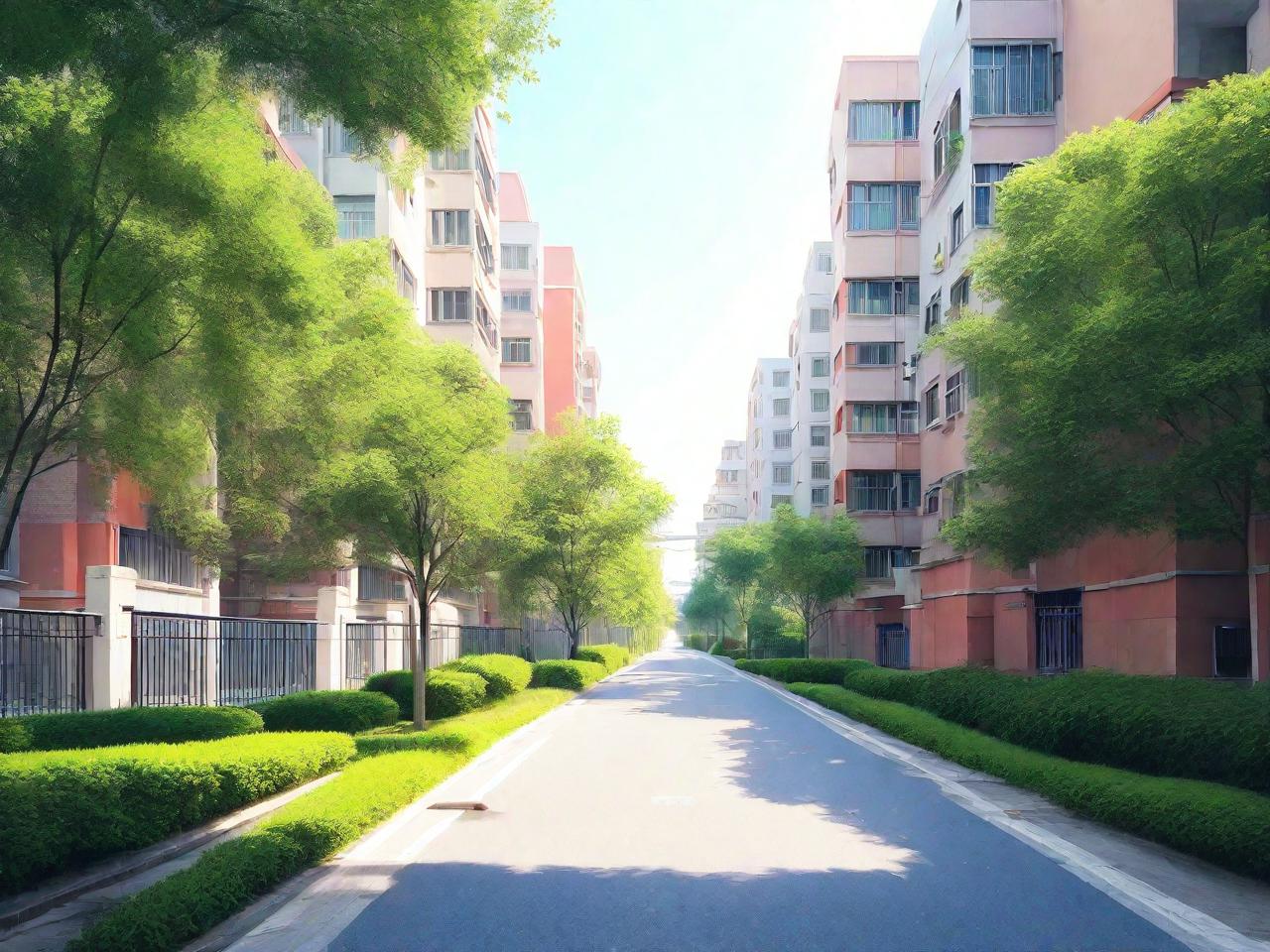 龙东小区：穿越时空的绿色画卷