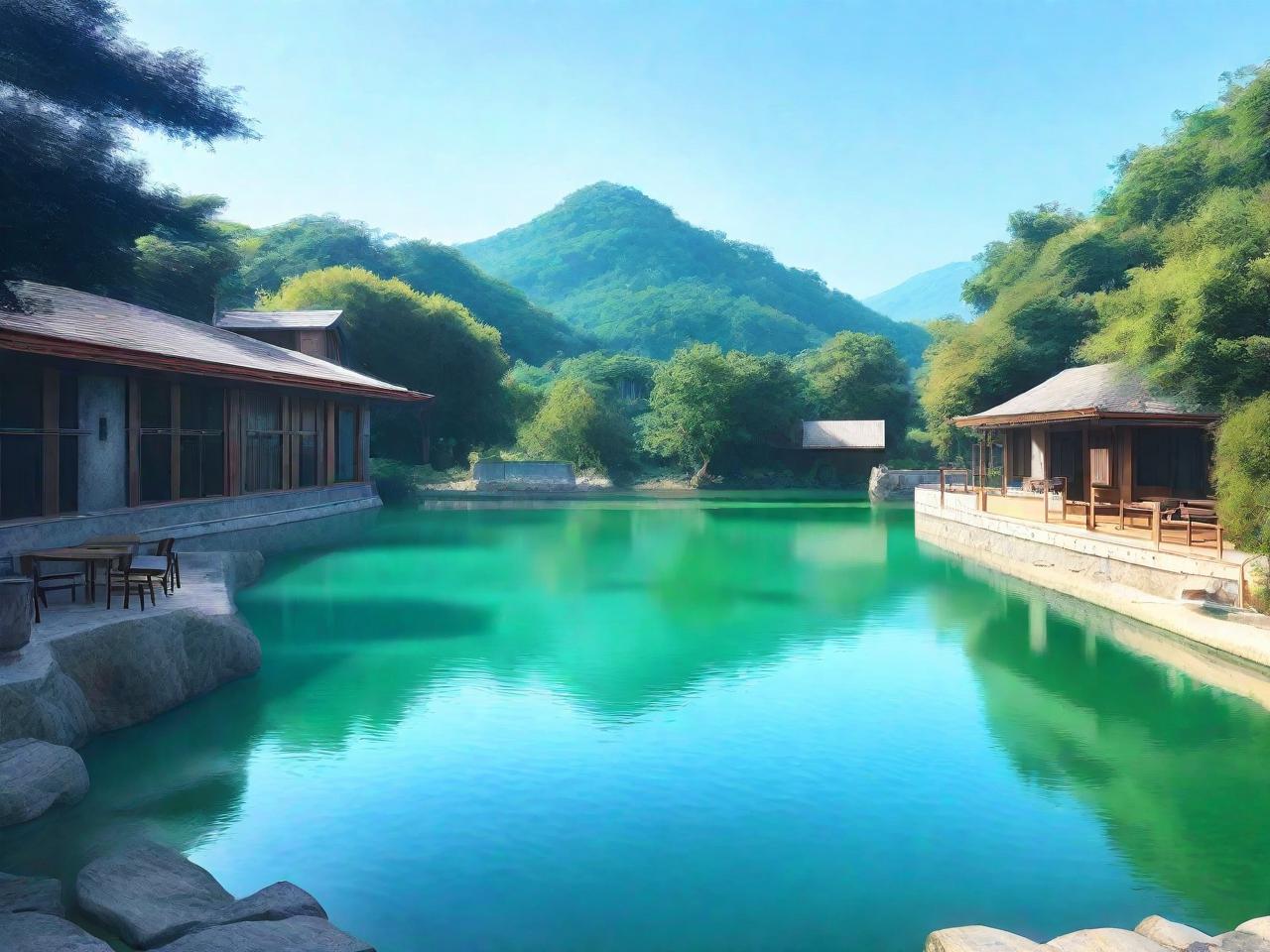 山池咖啡，一池碧水映咖啡香