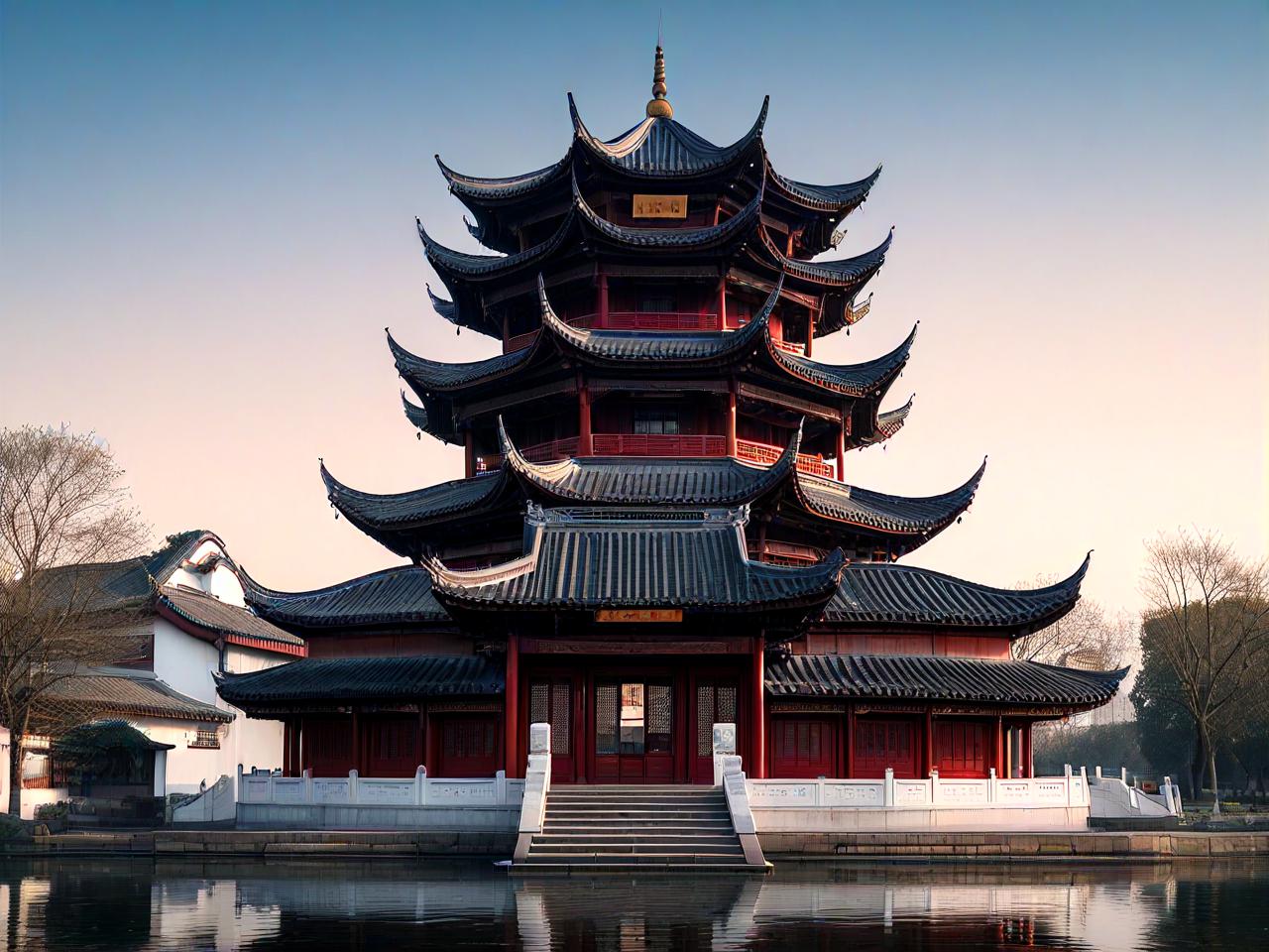 岳阳楼：穿越时空的平面设计画卷