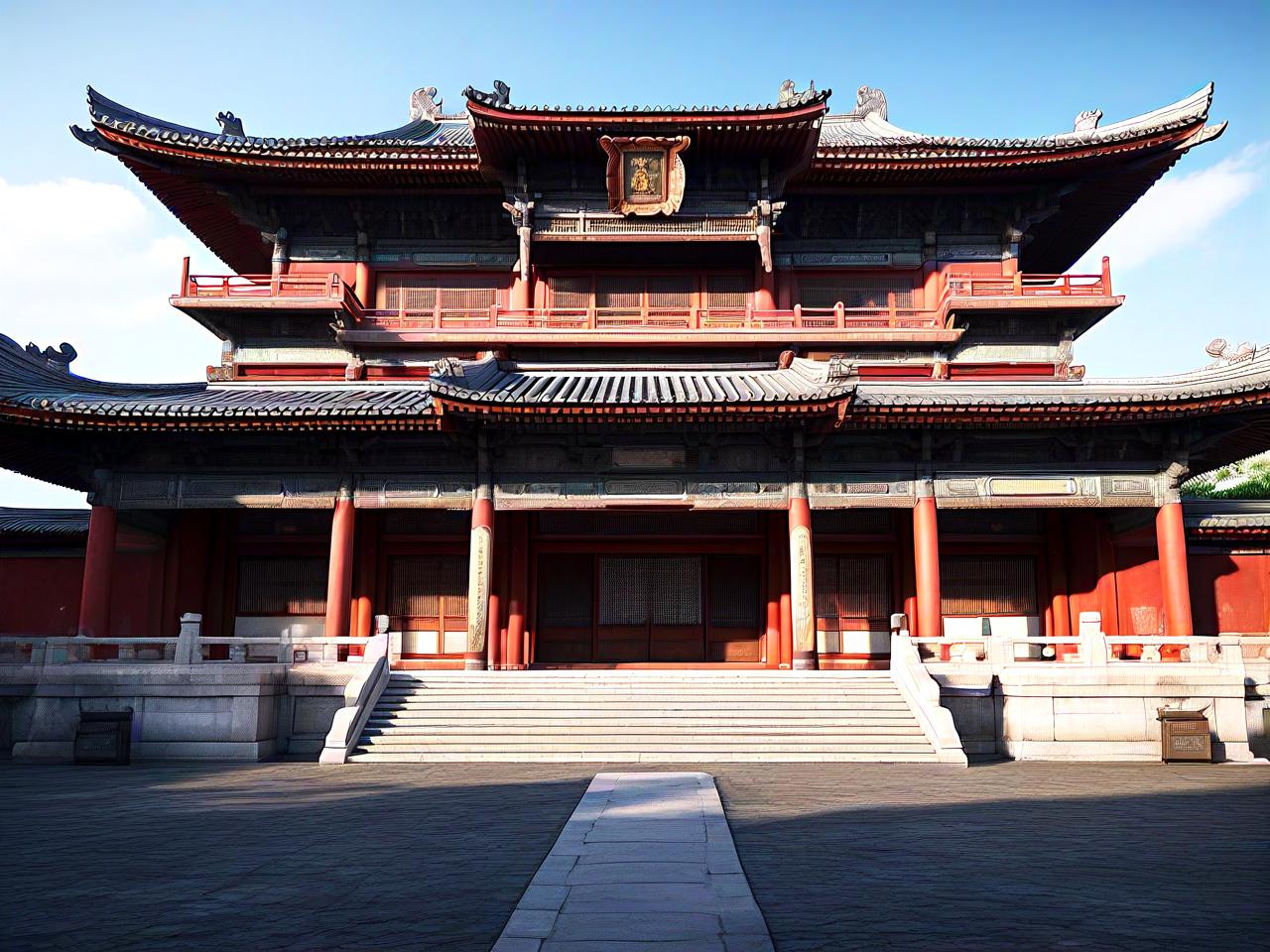 王宫幻境：揭秘古韵与现代交融的平面设计素材