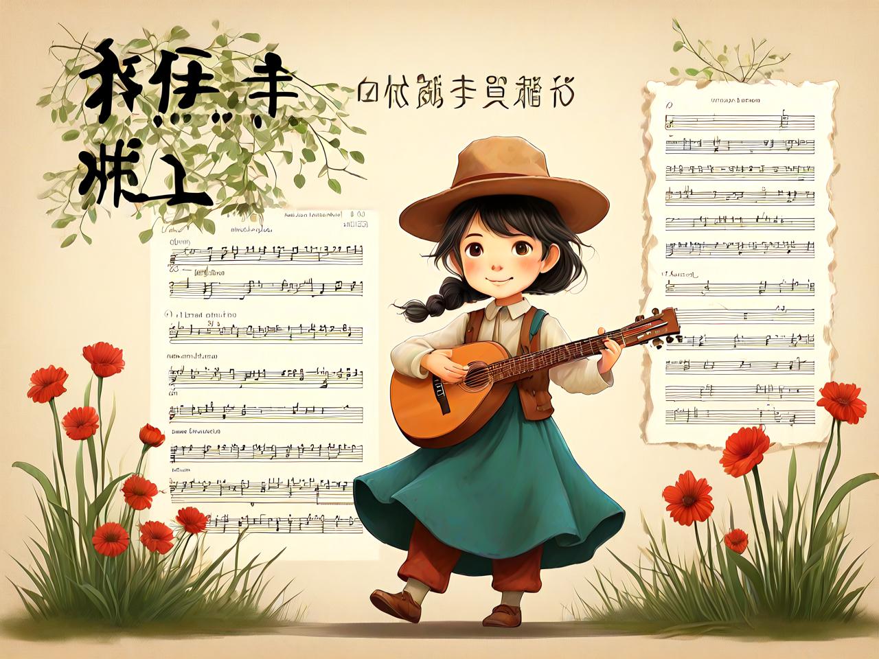民谣风起，设计图纸中的诗意画卷